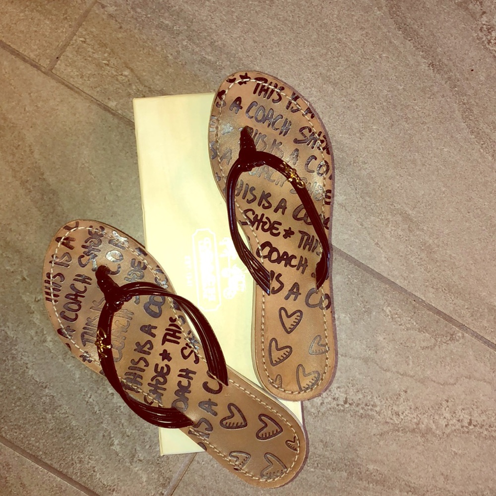 Coach sandals
